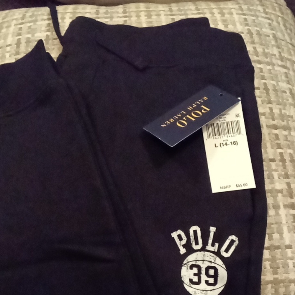 Polo by Ralph Lauren Black Sweatpants